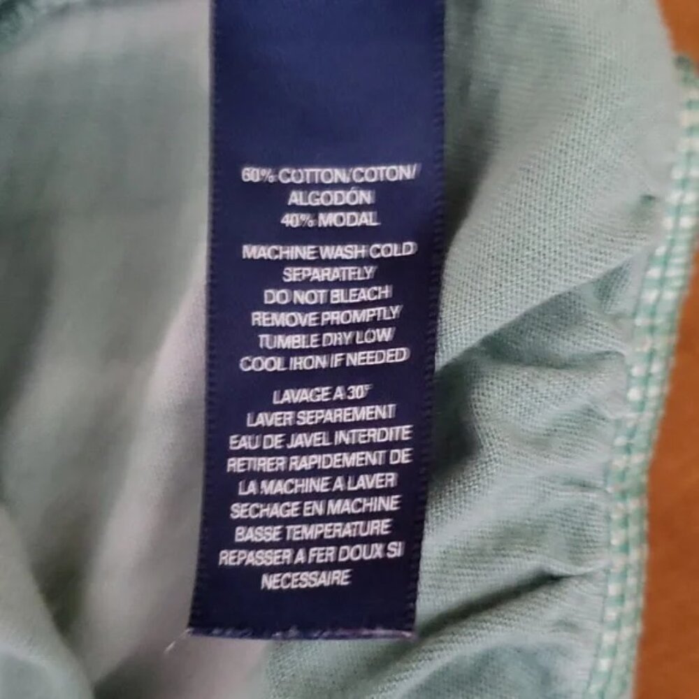 Two plus size pullover casual tops 3X in taupe and sage by Maurices and Chaps - Picture 13 of 14